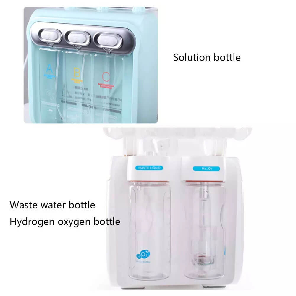 Factory 6 in 1 H2O2 Water Dermabrasion Oxygen Hydrogen Facial Machine For Sale