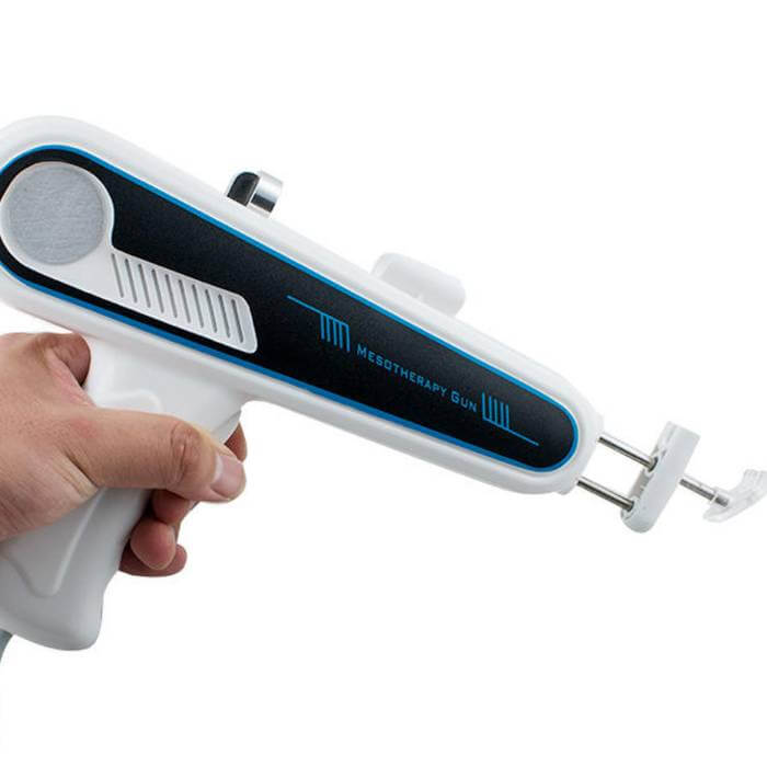 Portable Face Skin Hair Mesotherapy Gun Injector Gun Needle Free Non Neelde for Salon