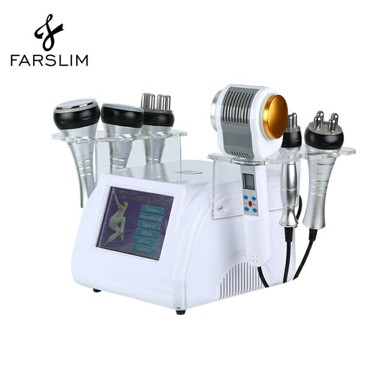 Portable RF Cavitation Machine Slimming rf Body Contouring With Cold and Hot Handle Beauty Equipment