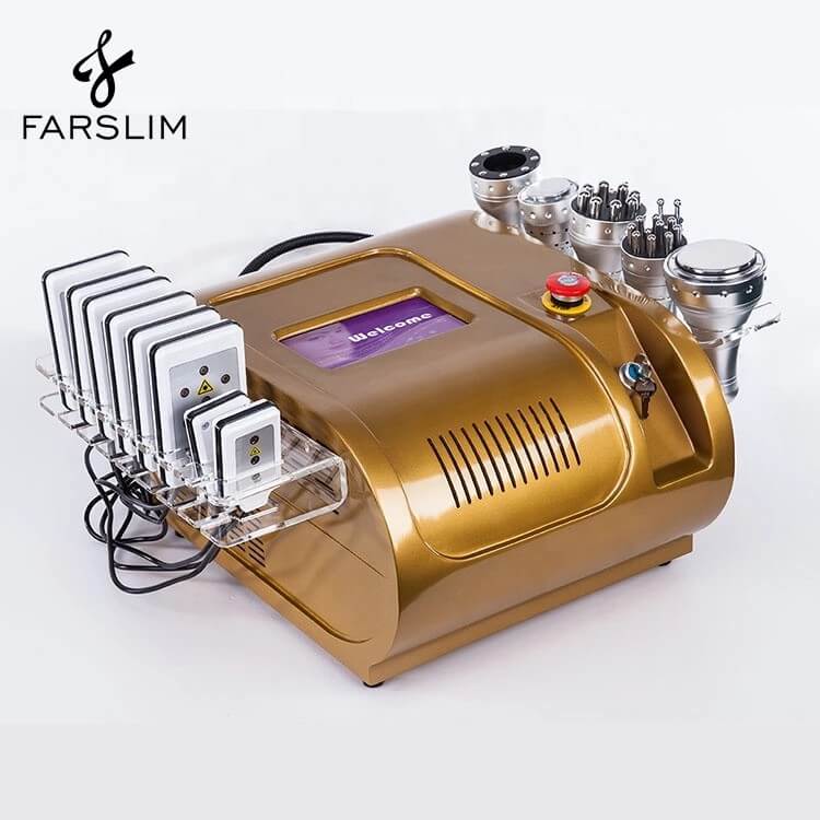 9 in 1 Cavitation Machine 40k 80k Lipolaser With Laser Pads Weight Loss Body Slimming Salon Equipment