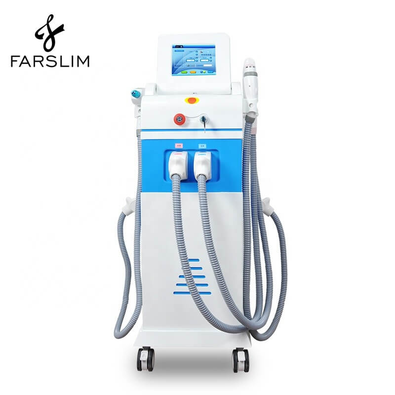  4 In 1 Q Switched ND Yag permanent hair removal machine rf picosend  tattoo removal instrument Manufacturer